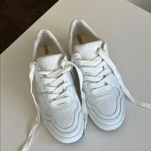 Sam Edelman White Leather Sneakers